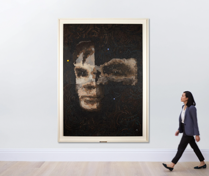 Ai-Da Robot (Aidan Meller) crédits : sothebys.com